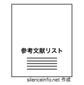 先行研究を参考文献リストで探すことを示した図