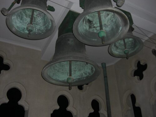 大隈講堂に上って間近で撮った鐘の写真